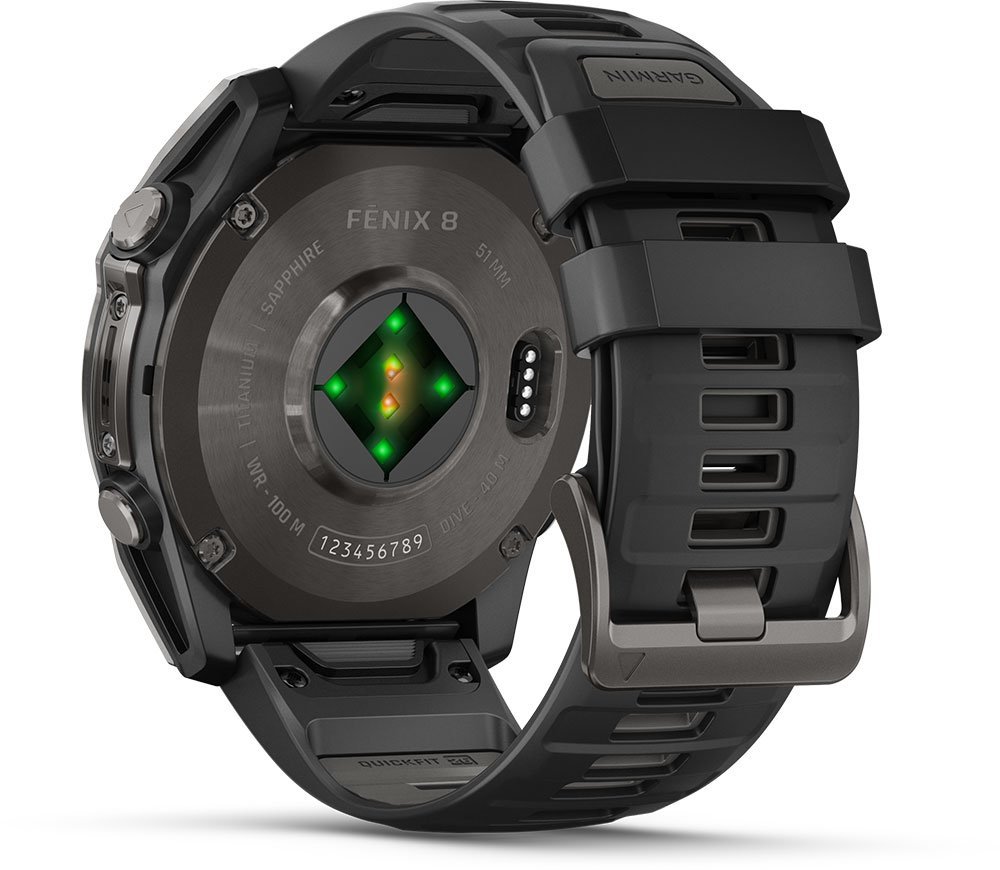 Garmin Fēnix® 8 - 51 mm AMOLED Sapphire - GPS Multisport Smartwatch
