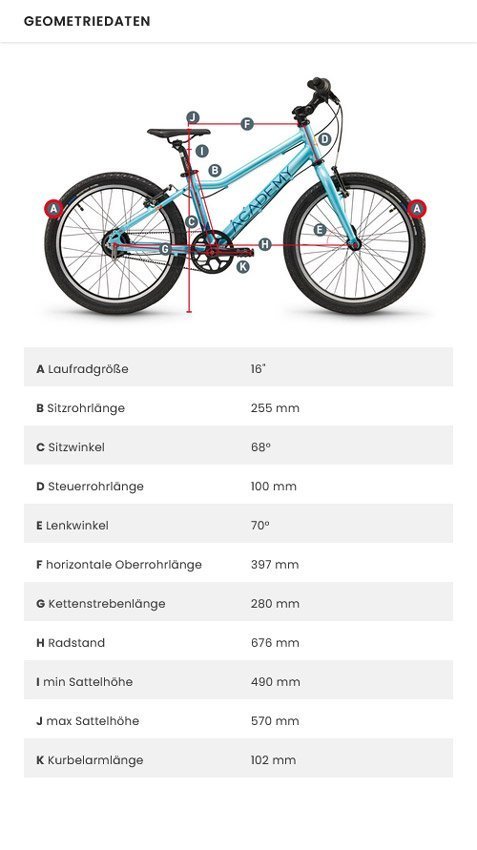 ACADEMY Grade 3 Belt Kinderfahrrad